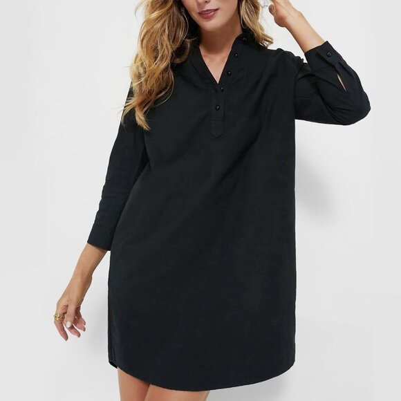 Pomander Place Dresses & Skirts - Pomander Place Black Polly Shirt Dress Women’s Size Medium
